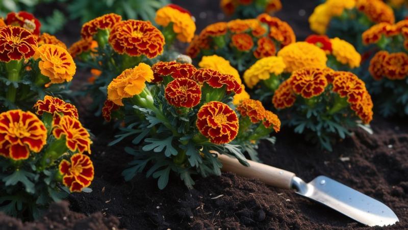 1_Beautiful-marigolds-which-is-grow-in-well-fertilized-soil-with-manure-water-and-fertilizer-with-fertilizing-tool-787