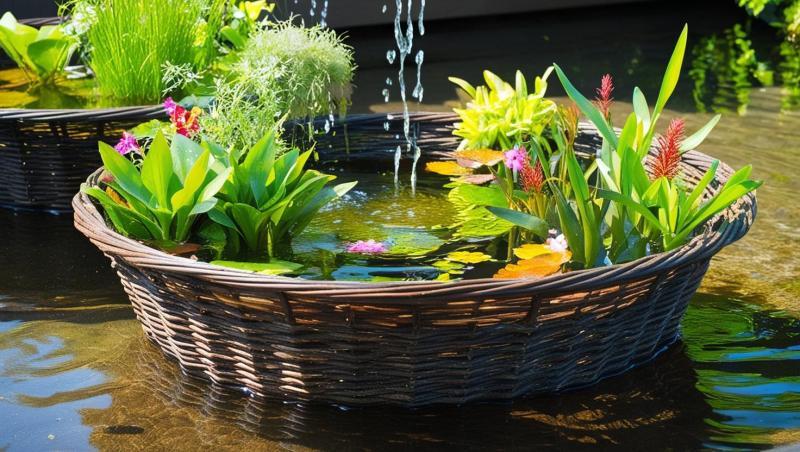 1_Debri-basket-as-water-garden-materials-4545