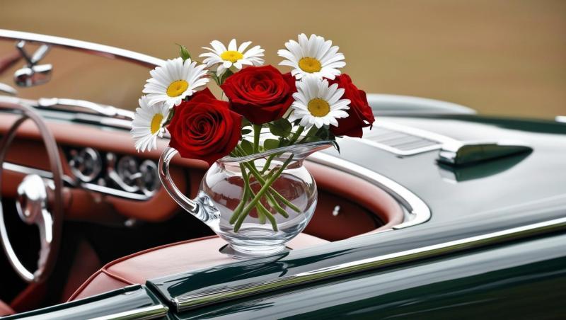 Beautiful-thin-glass-flower-vase-with-roses-and-daisy-flowers-in-vase-with-background-in-motorcar-4324