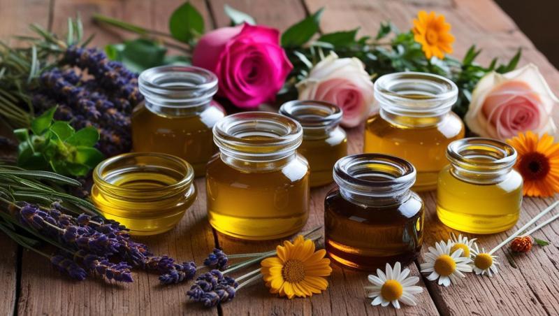 Flower-Oils-And-Ointments-in-glass-jar-34
