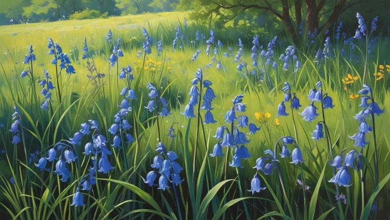 Flowering-period-of-bluebell-in-the-country-side-area-434334