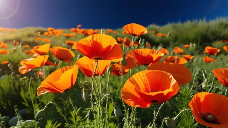 Fresh-California-poppy-flowers-with-beautiful-medow-54534