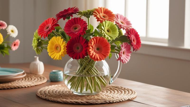 Spring-inspired-gerbera-flower-vase-334546542