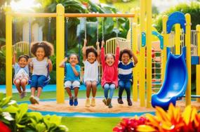 Children-playground-in-garden-7656 Children-playground-in-garden-7656