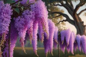 Chinese-wisteria-blooms-with-upcoming-sunlight-with-background-tree-in-natural-look-232131 Chinese-wisteria-blooms-with-upcoming-sunlight-with-background-tree-in-natural-look-232131