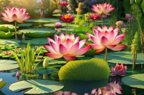 Flower-plants-as-water-garden-materials-454 Flower-plants-as-water-garden-materials-454