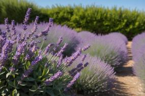 Fresh-lavender-flowers-with-dense-greenary-in-medow-and-blue-sky-in-natural-look-43 Fresh-lavender-flowers-with-dense-greenary-in-medow-and-blue-sky-in-natural-look-43