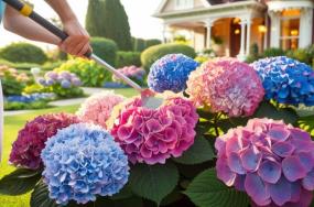 Hydrangea-plants-fertilizing-by-human-with-fertilizer-tool-without-sowing-face-in-beautiful-house-background-3322 Hydrangea-plants-fertilizing-by-human-with-fertilizer-tool-without-sowing-face-in-beautiful-house-background-3322