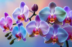 Multi-colored-orchid-flowers-323 Multi-colored-orchid-flowers-323