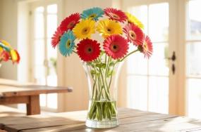 Multi-gerbera-flowers-with-thin-long-glass-vase-35643433224