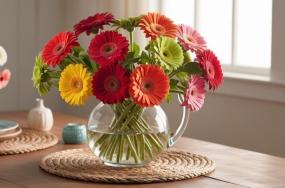 Spring-inspired-gerbera-flower-vase-334546542