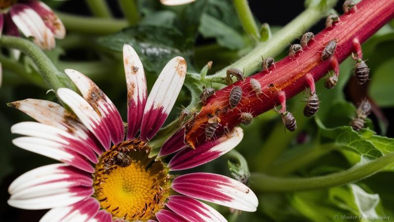 diseased-part-of-gerbera-plant-with-aphids-5645