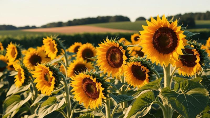 Beautiful-sunflowers-with-dense-leaves-43