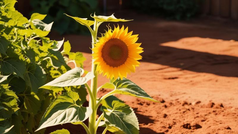 Joyful-sunflower-plant-which-is-placed-backyard-332